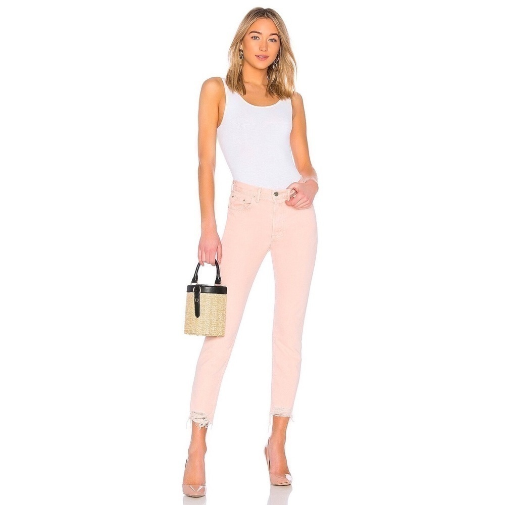 GRLFRND Karolina High-Rise Skinny Jean in Lucid Dreams, Size 24
